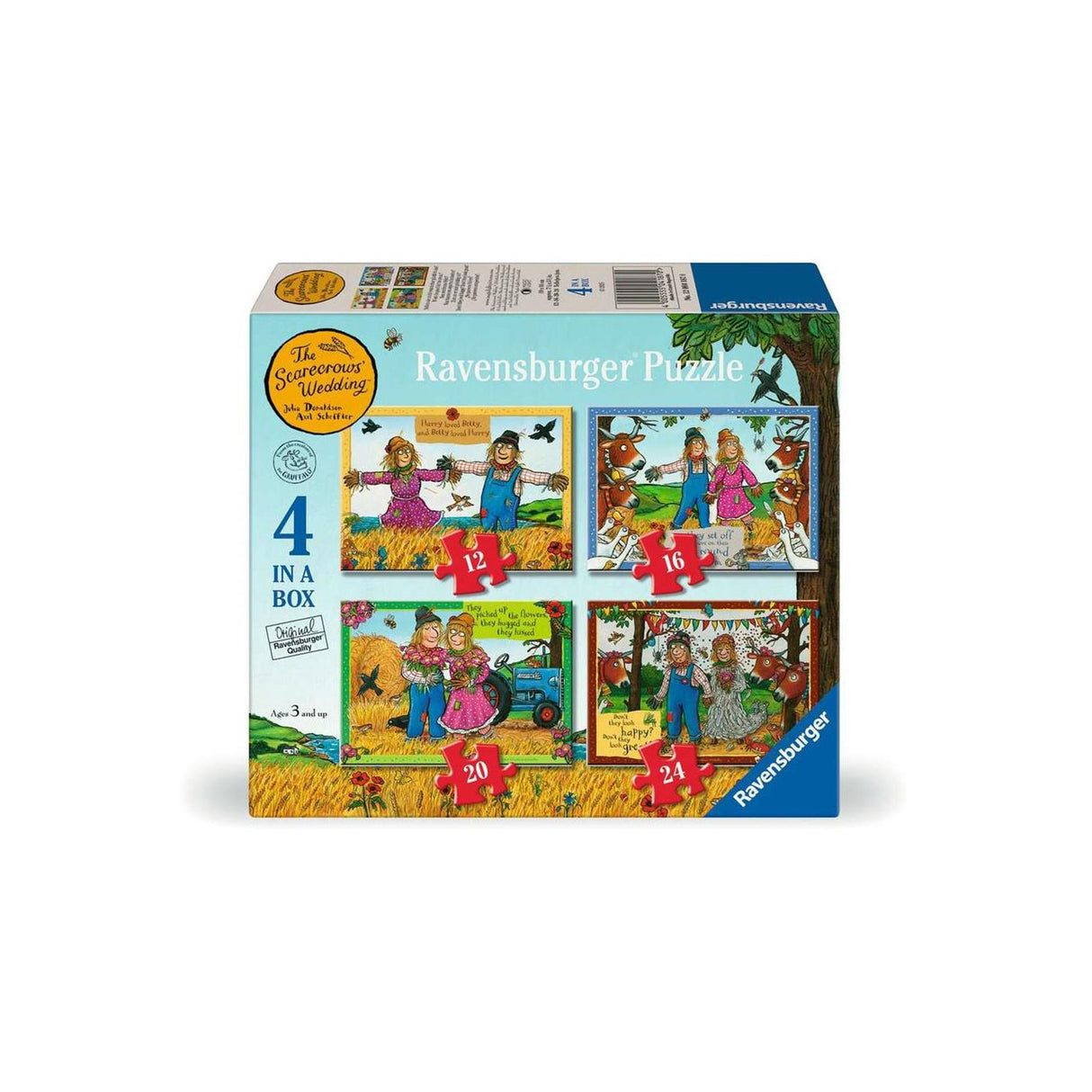 Ravensburger puslespil wt: magisk lys egenskab - puslespil - 12, 16, 20, 24 brikker