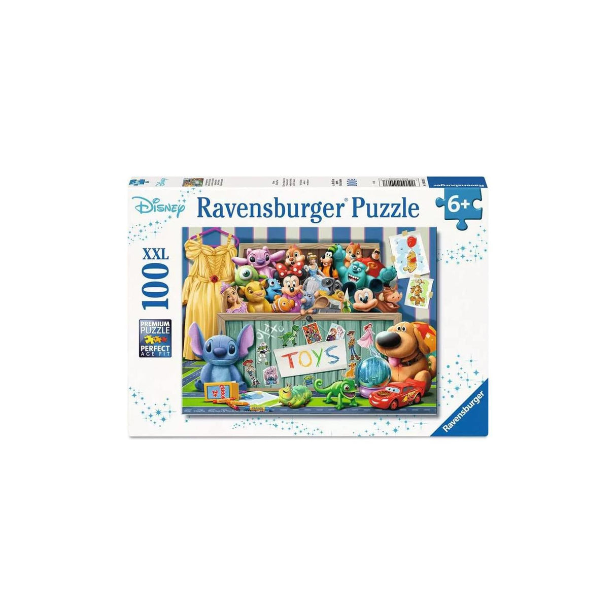 Ravensburger puslespil Disney Pixar flerkarakter 100 XXL brikker