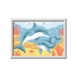 Ravensburger – creart: springende delfin – mal efter tal
