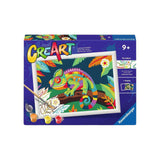 Ravensburger creart maling efter nummer - kamæleon