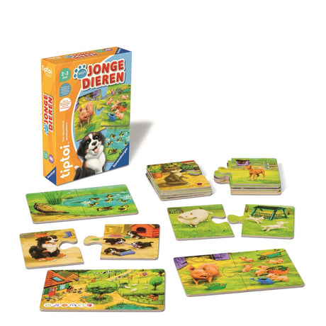 Ravensburger tiptoi mine unge dyr - interaktivt spil i 1-4 år -