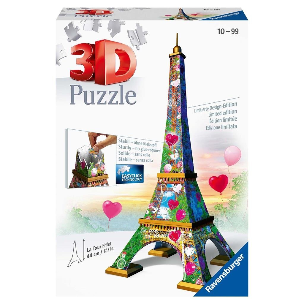 Ravensburger 3D Limited Edition Puslespil Eiffeltårnet 216 brikker