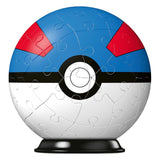 Ravensburger Pokémon Great Ball 3D Puslespil, 54 stk.