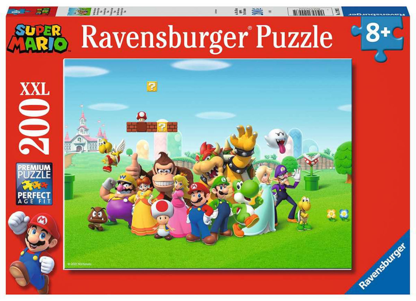 Ravensburger puslespil super mario - puslespil - 200 xl brikker