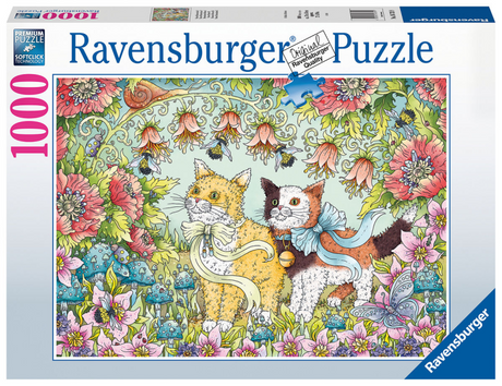 Ravensburger puslespil kat venskab 1000 brikker