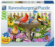 Ravensburger puslespil ved fuglebadet - puslespil - 500 brikker