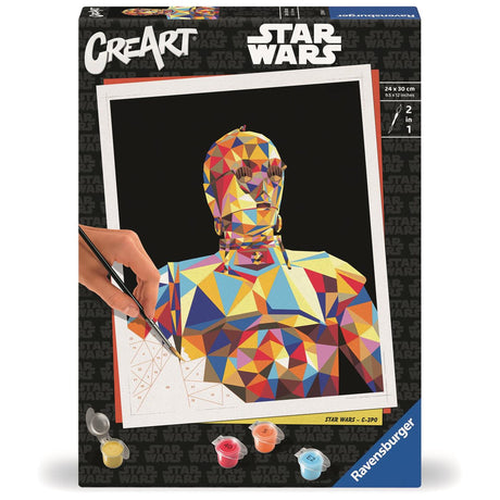 Ravensburger creart star wars c-3po - mal efter tal