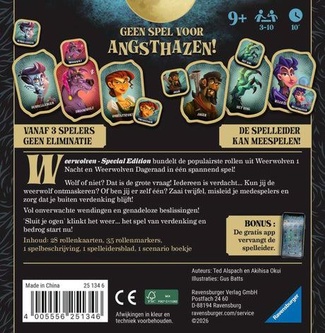 Ravensburger gezelschapsspel weerwolven special edition
