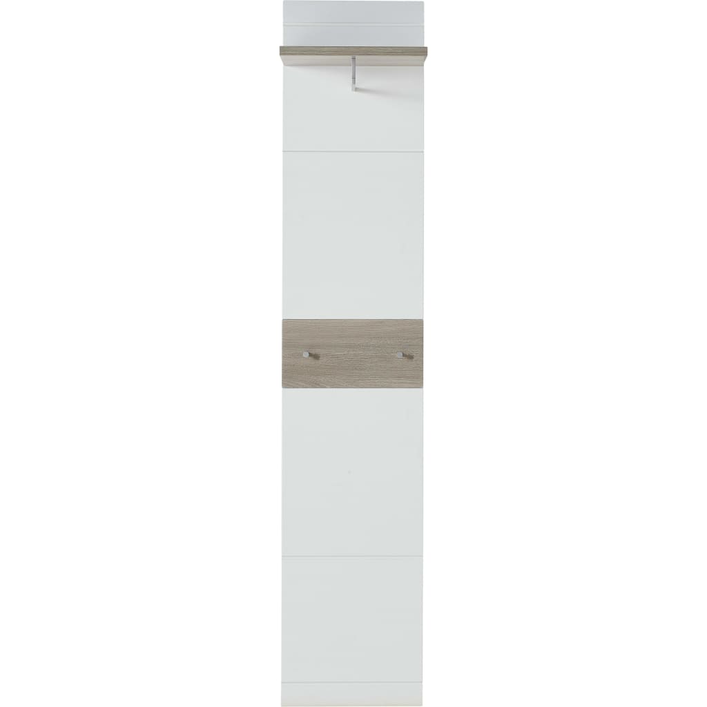 Germania Germania Coat Rack Panel Malou 39x29.9x19.46 cm Nelson Oak -farvet hvid