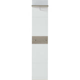 Germania Germania Coat Rack Panel Malou 39x29.9x19.46 cm Nelson Oak -farvet hvid