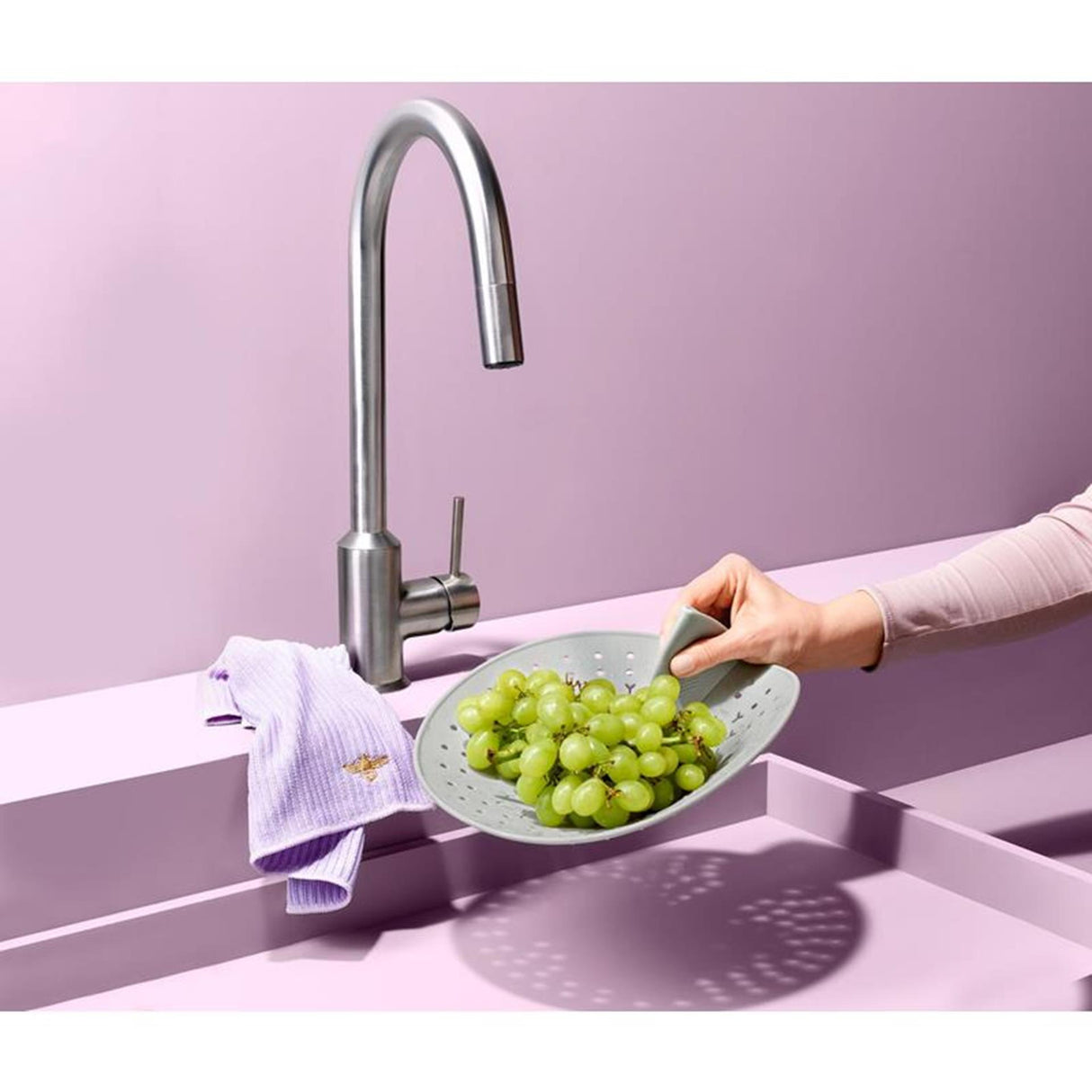 Livsvarig madlavning silikone dørslag ã˜30cm silikone dørslag ã˜30cm