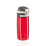 Leifheit 3263 flip tritan drikkeflaske 550 ml rød