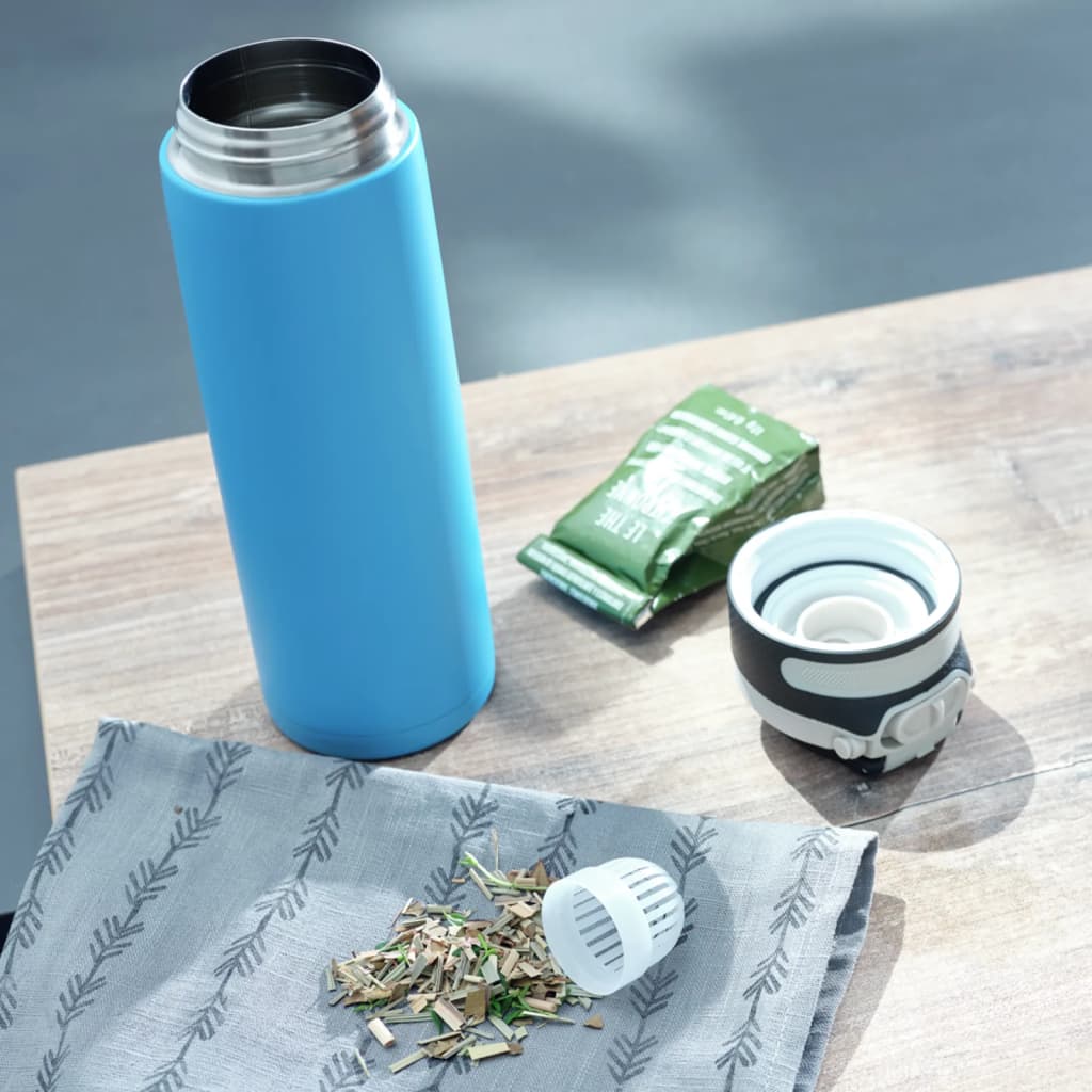 Leifheit termosfløs flip 600 ml vandblå