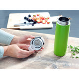 Leifheit termokande flip kop - 600 ml - rustfrit stål - grøn
