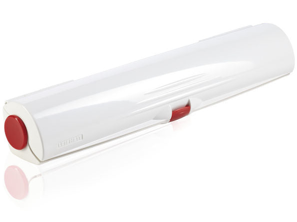 Leifheit comfortline folieskærer husholdningsfilmholder perfekt snit - foliestørrelse 29,5 - 33 cm - hvid