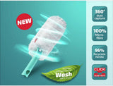 Leifheit super duster fjer duster m - vaskbar - 38 cm - fleksibel - klik system
