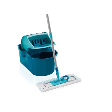 Leifheit profi gulvvisker xl - micro duo gulvklud - komplet kompakt system - 42 cm viskebredde - 8l spand