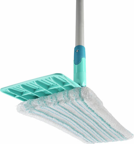 Leifheit power clean gulvvisker m - komplet system - inkl. håndtag (140cm) - 33 cm aftørringsbredde - micro duo