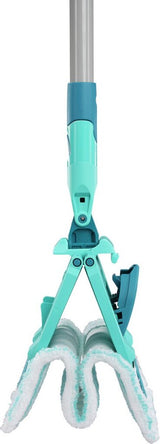 Leifheit power clean gulvvisker m - komplet system - inkl. håndtag (140cm) - 33 cm aftørringsbredde - micro duo