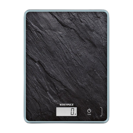Soehnle digital køkkenvægt side kompakt 300 skifer look op til 10 kg