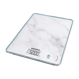 Soehnle køkkenvægt kompakt 300 - digital - 1 gram nøjagtig - op til 5 kg - marmorlook - hvid