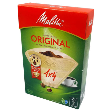 Melitta kaffefilter 1x4 80 stk