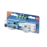 Siku 1693, ford f150 pick-up camper, blå 7-delt, metal plast