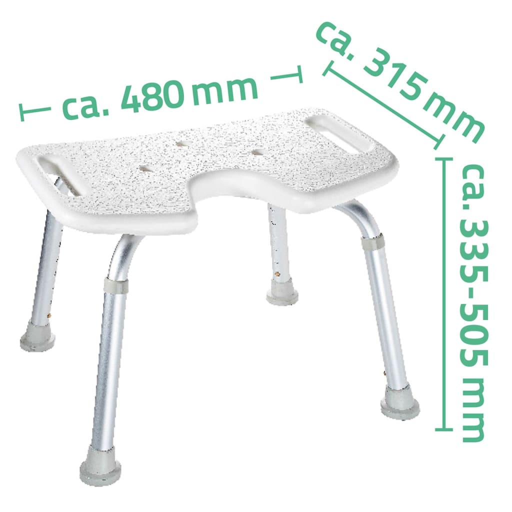 Ridder Ridder Badeværelset afføring 150 kg hvid A0050501