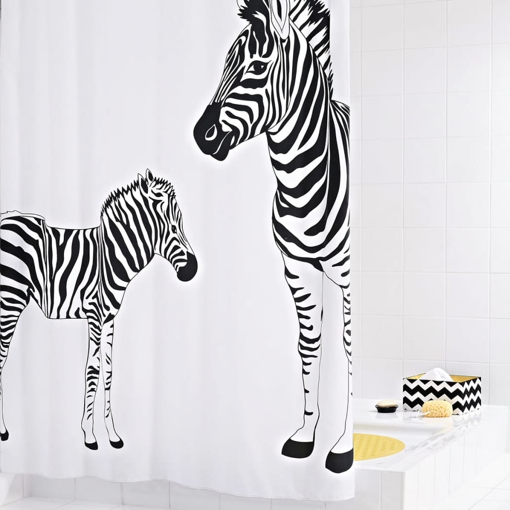 Ridder bruseforhæng Zebra 180x200 cm