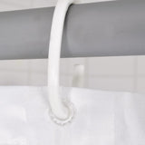 Ridder bruseforhæng Satin White 180x200 cm