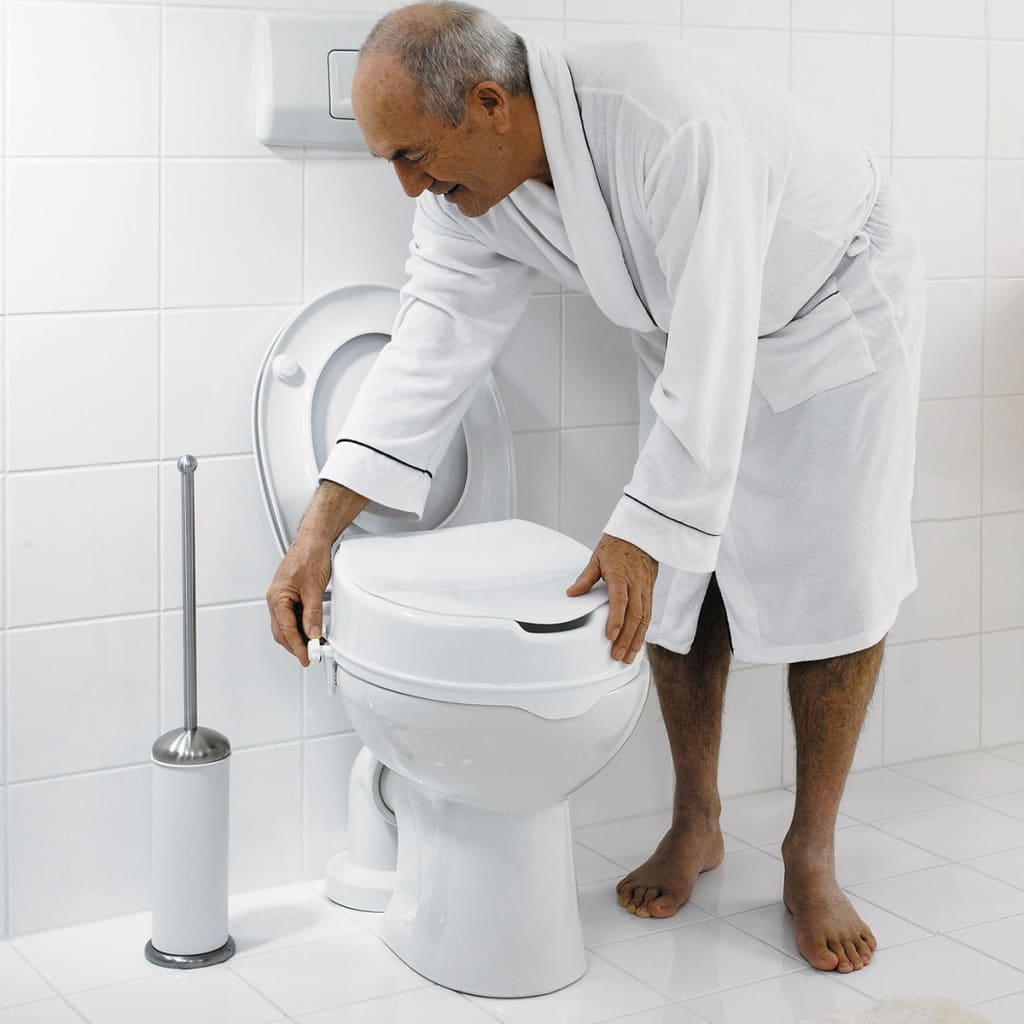 Ridder toiletstol med låg 150 kg hvid A0071001