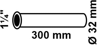 Kirchhoff dykrør, 1 1 4 x 300 x 32 mm, til sifon - 98848318