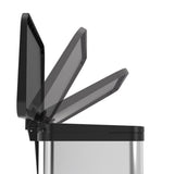Hailo öko duo plus m affaldsspand - affaldsudskiller - 2 x 9 l - rustfrit stål
