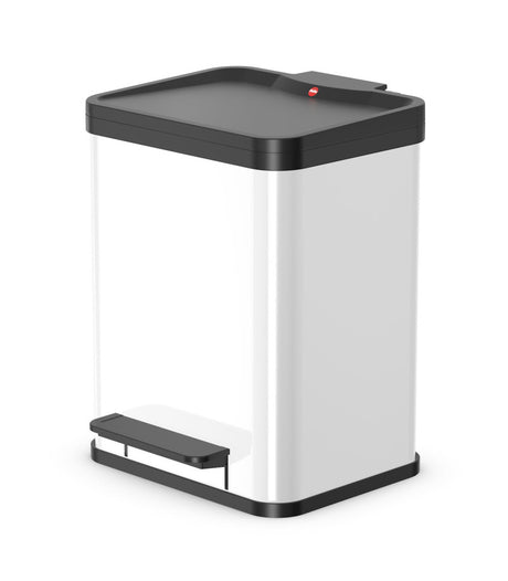 Hailo 0622-230 eco duo pedalspand m hvid