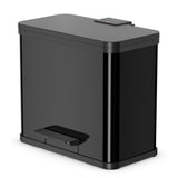 Hailo 0630-260 oko duo plus l pedalspand 17+9l sort