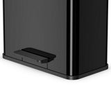 Hailo 0630-260 oko duo plus l pedalspand 17+9l sort