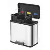 Hailo öko trio plus affaldsspand - 3 x 9l - sort