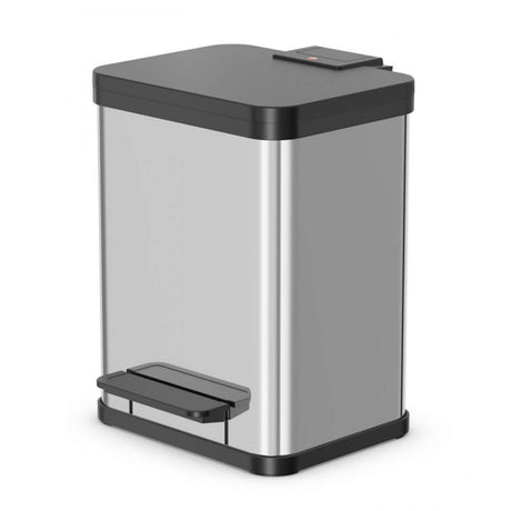 Hailo 0619-200 öko uno plus m pedalspand 17l rustfrit stål