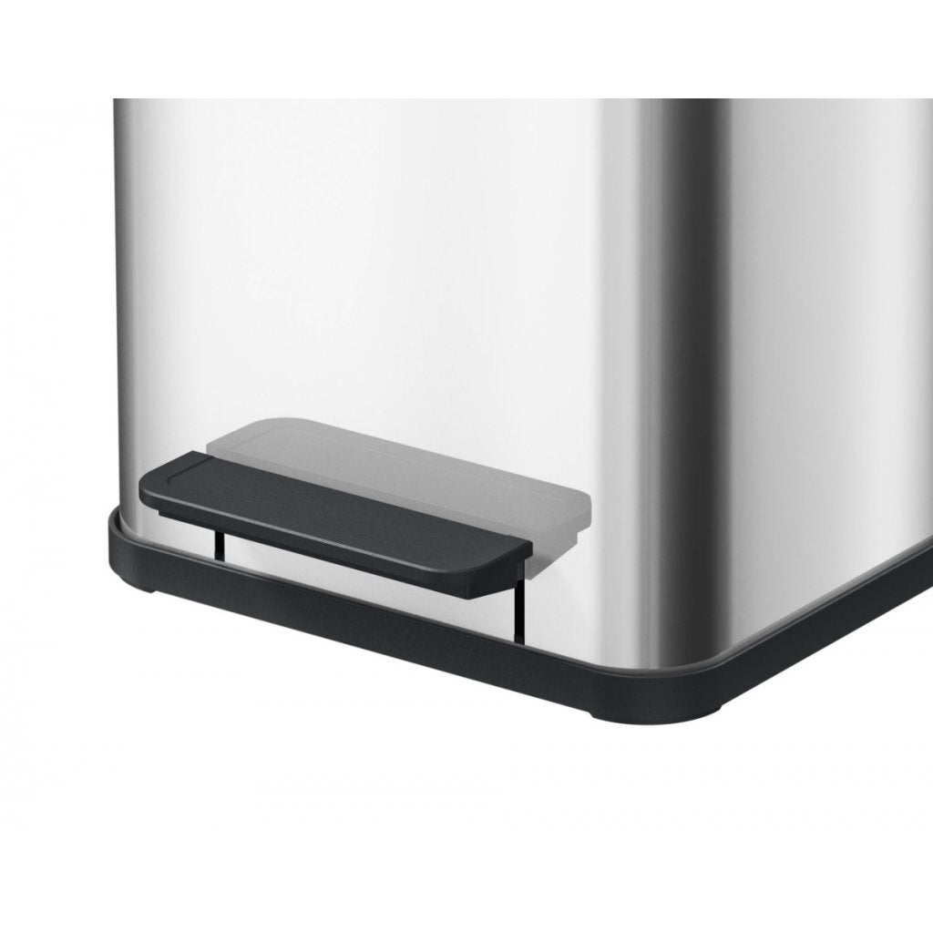 Hailo 0619-200 öko uno plus m pedalspand 17l rustfrit stål
