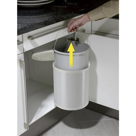 Hailo 3555-001 Compact-Box M papirkurven 15L hvid
