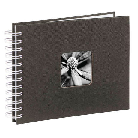 Hama spiral album kunst, 24x17 cm, 50 hvide sider, sort