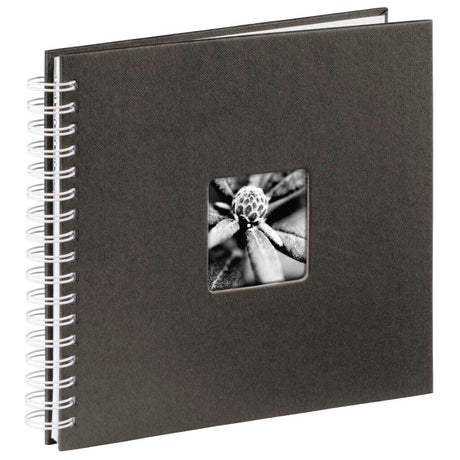 Hama spiral album fine art 28x24 cm 50 hvide sider #039;s sort