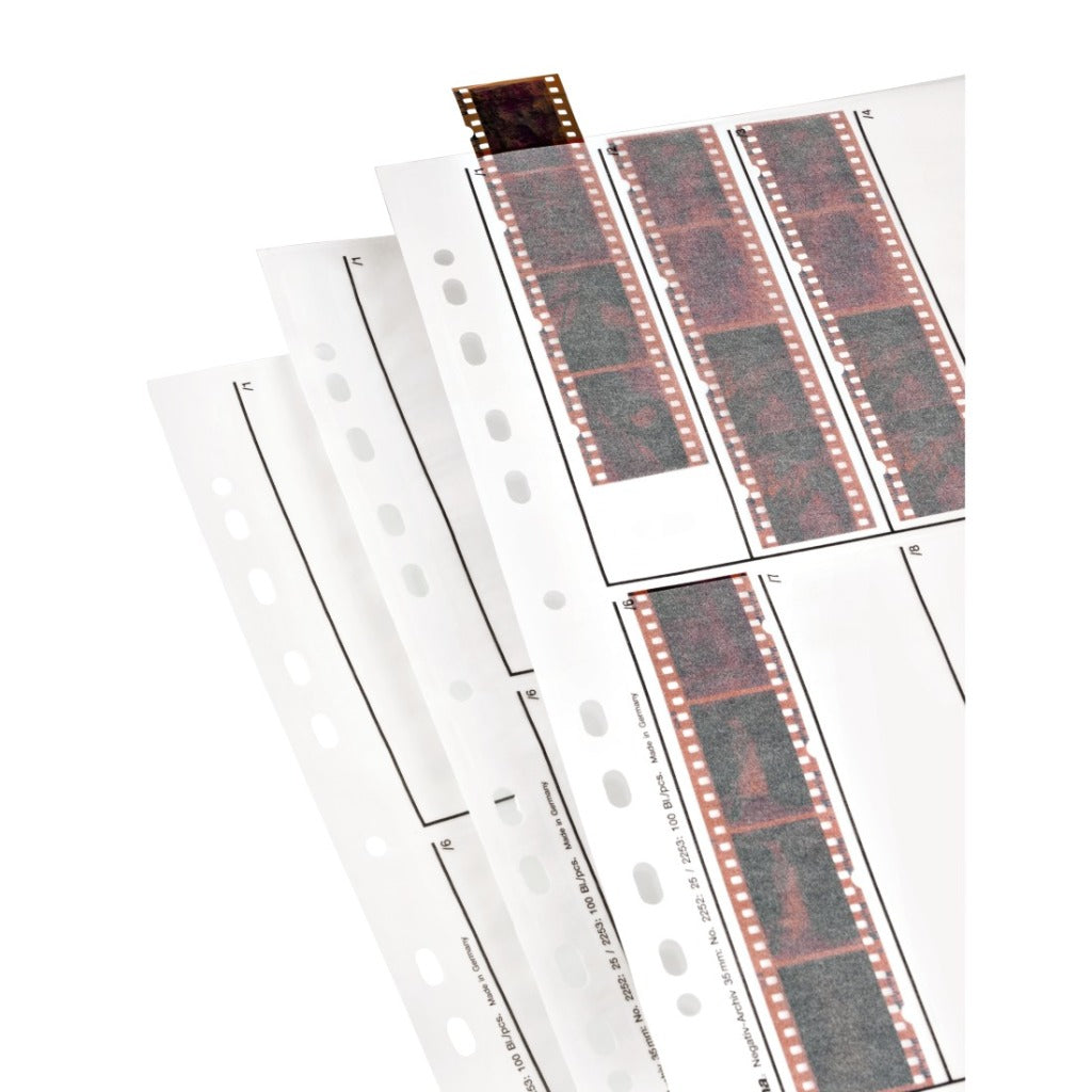 Hama negativ ærmer - a4 format - 10x4 - pergament - 24x36 mm - 25 stk.