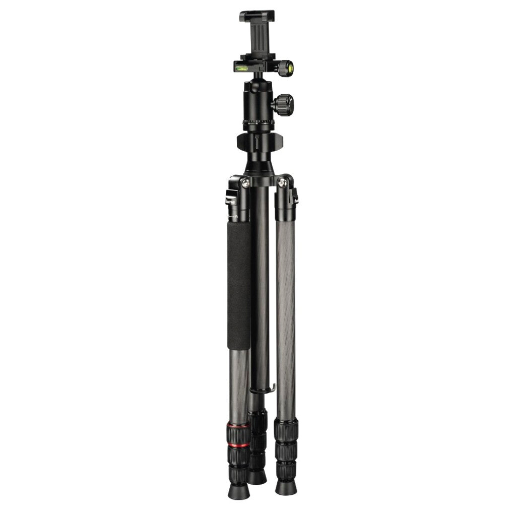 Hama tripod ramble duo carbon 160 - kugle med smartphone holder