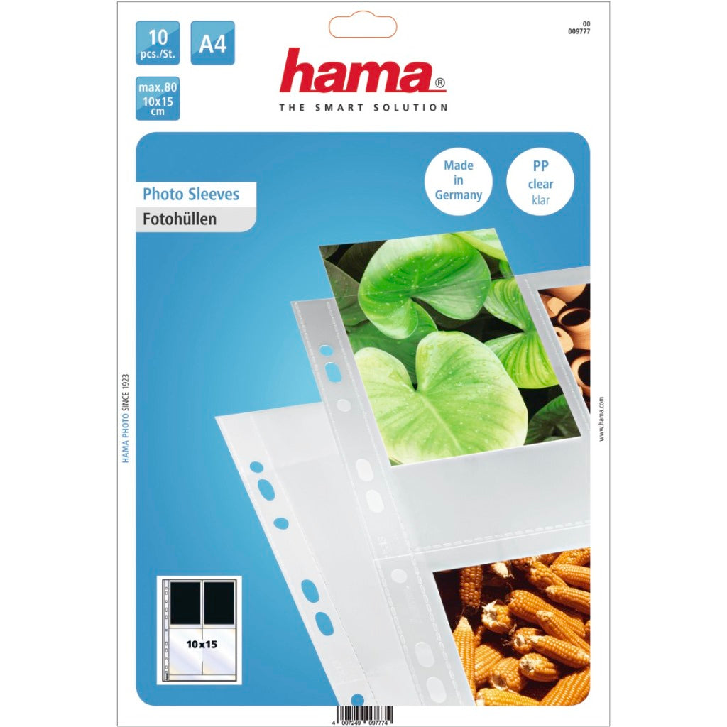 Hama fotoærmer 10x15cm a4 gennemsigtige