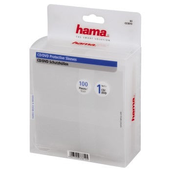 Hama CD DVD covers 100 pack gennemsigtig