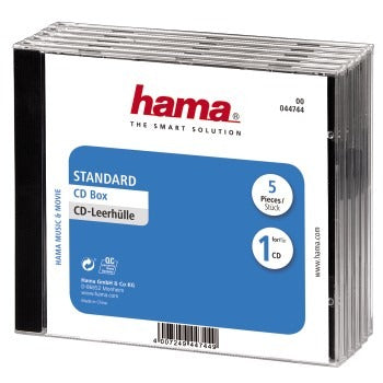 Hama CD-boks 5-pak forseglet