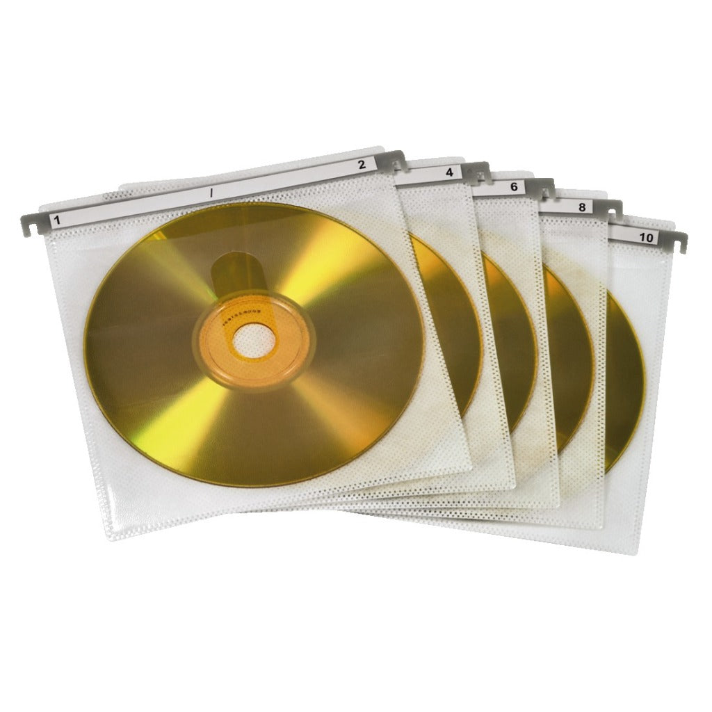 Hama CD DVD sleeve 50p. hvid