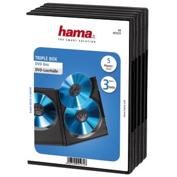 Hama DVD 3 box 5 pack sort