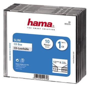 Hama CD slim box 10 stk